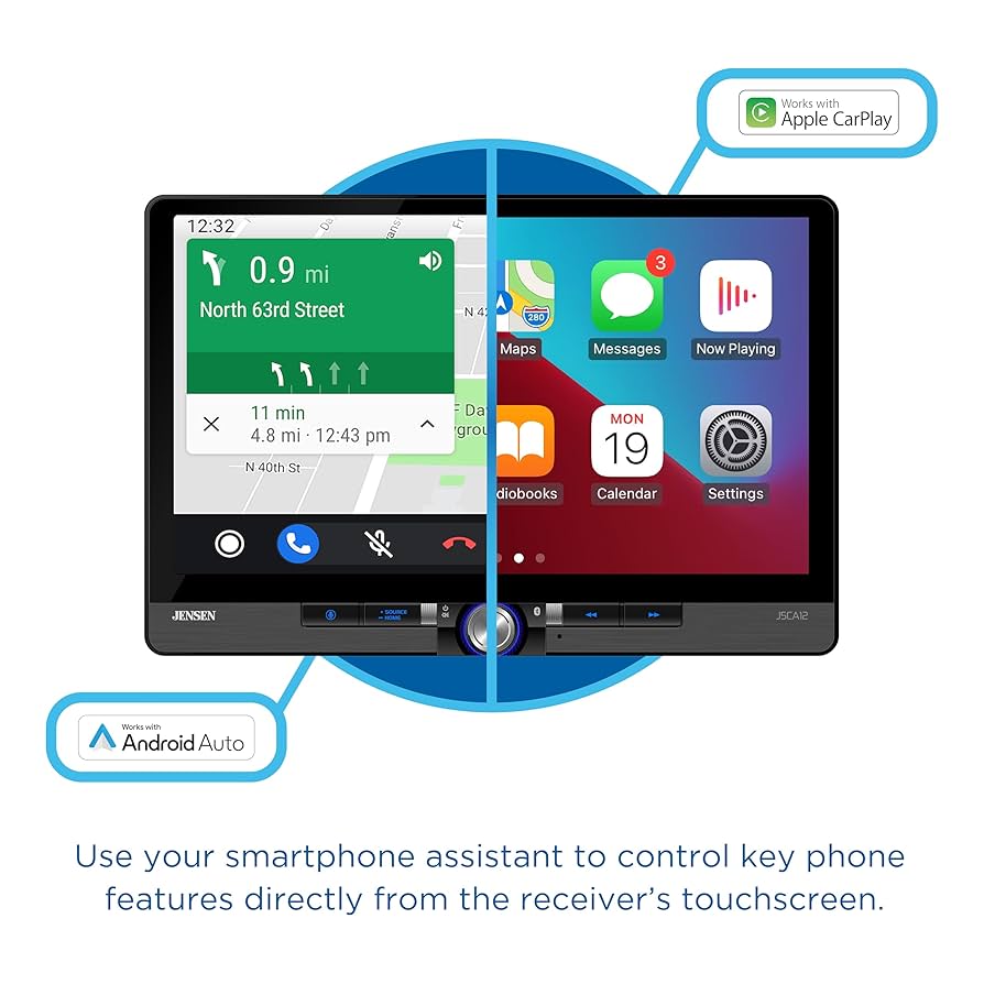 Apple - いっす Amazon.com: 11.26 Inch Wireless CarPlay Screen for Car